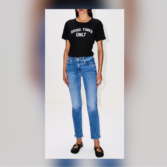 MOTHER Mid Rise Rider Hover Jeans NWT